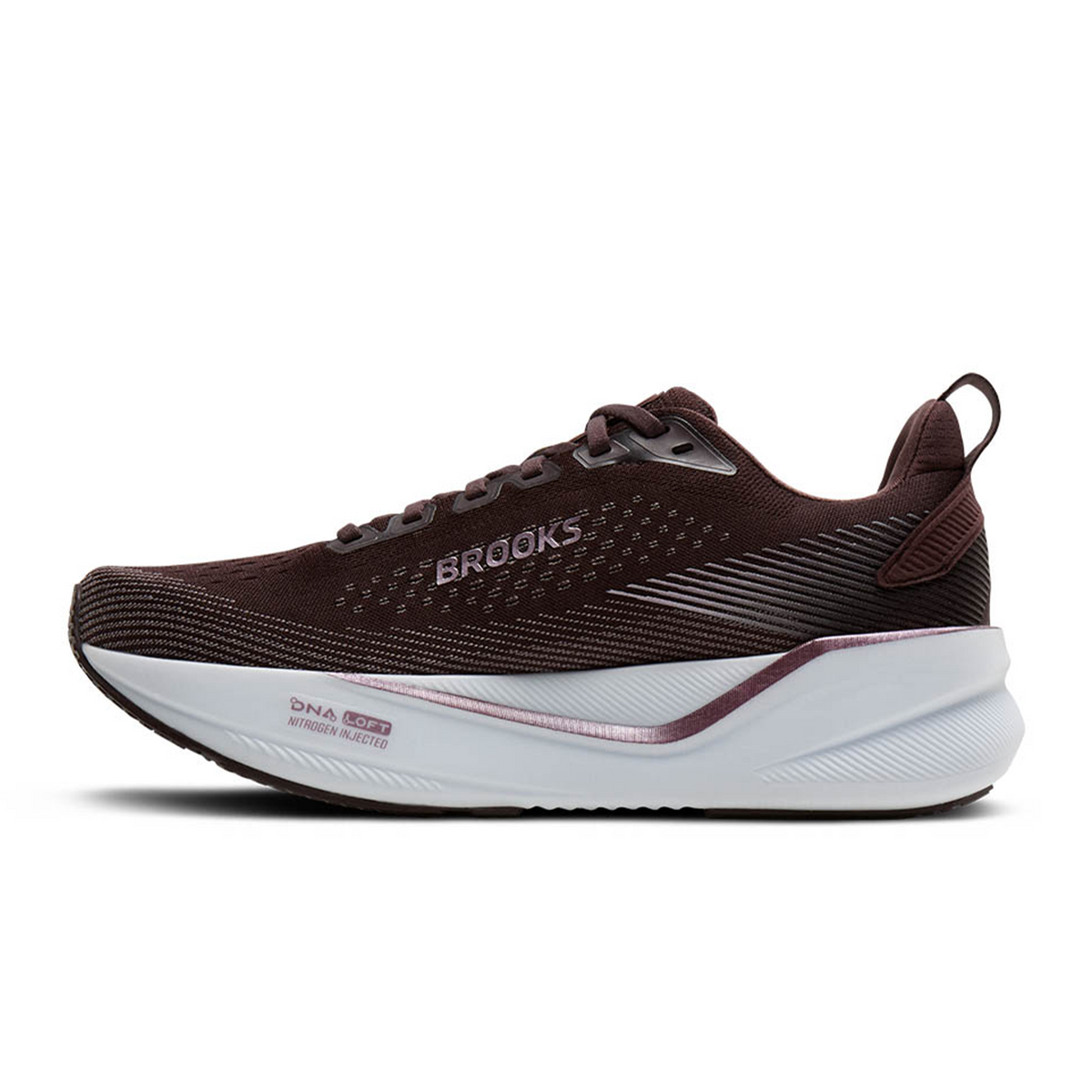 Brooks Ghost Max 4 Running Shoe Women's - Raisin/Purple/Metallic