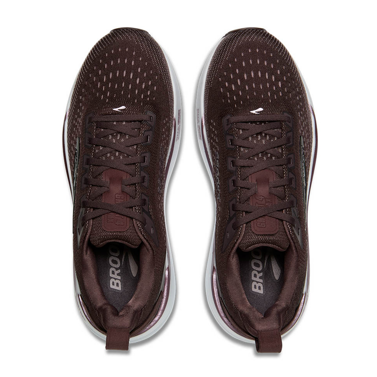 Brooks Ghost Max 4 Running Shoe Women's - Raisin/Purple/Metallic