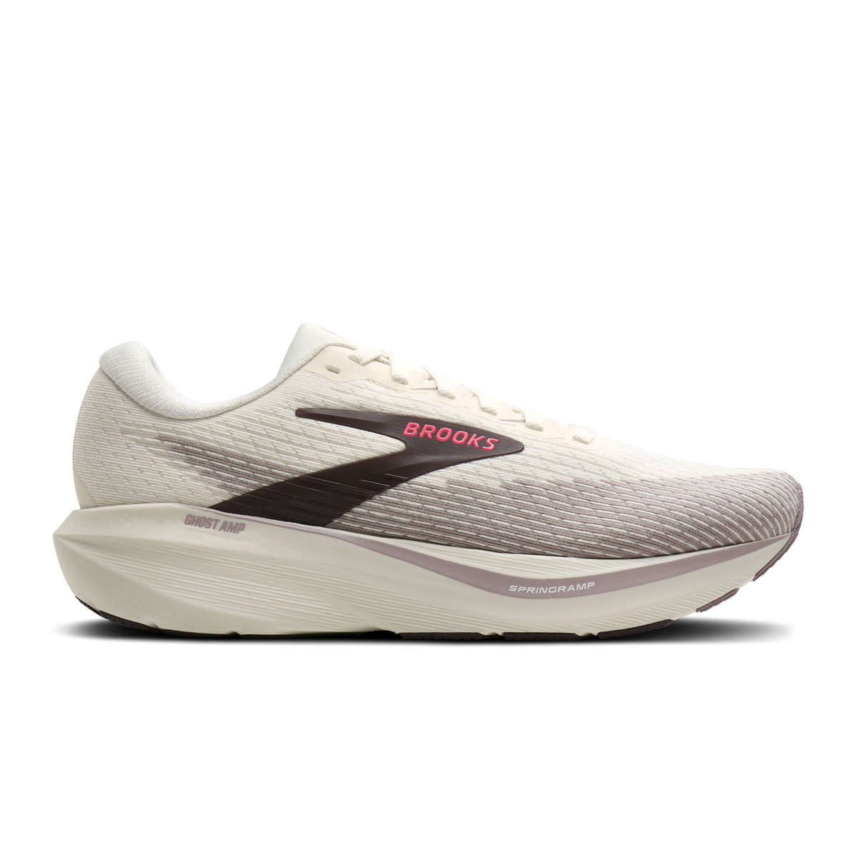 Brooks Ghost Amp Running Shoe Women's - Arctic Wolf/Dove/Pink