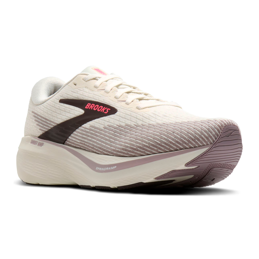 Brooks Ghost Amp Running Shoe Women's - Arctic Wolf/Dove/Pink