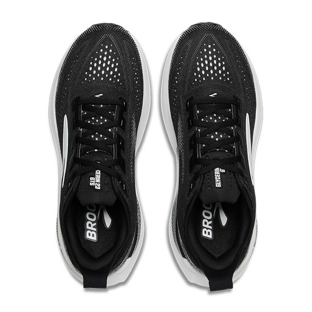 Brooks Glycerin GTS 23 Running Shoe Women's - Black/Grey/White