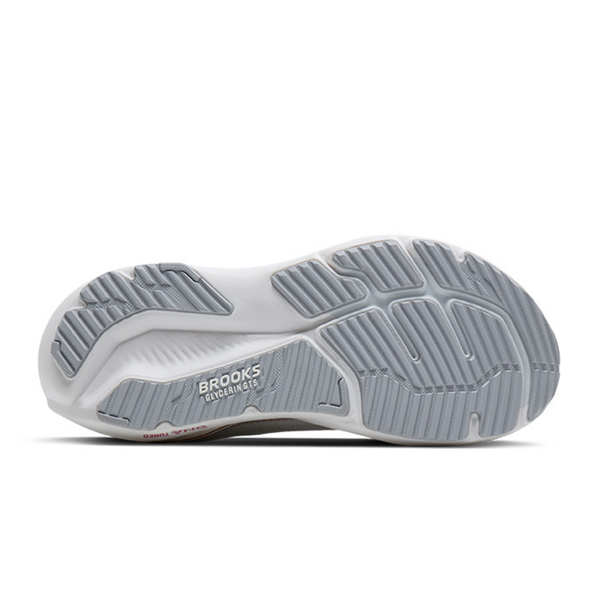 Brooks Glycerin GTS 23 Running Shoe Women's - White/Harbor Mist/Metallic