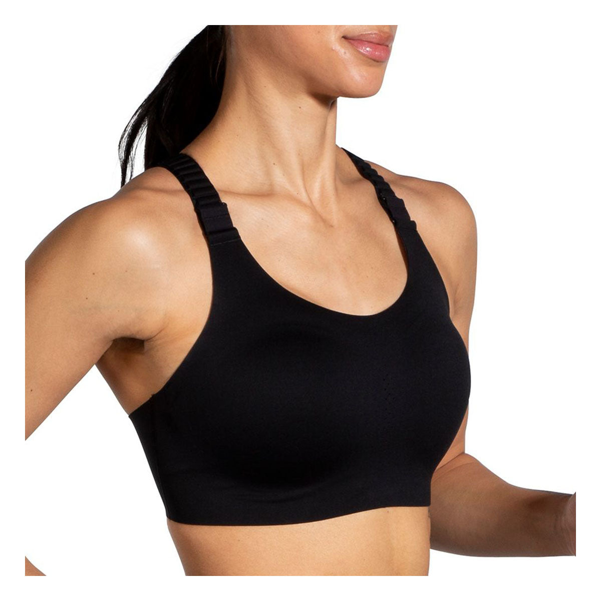 Brooks Dare Racerback Run Bra 2.0 - Black Women's