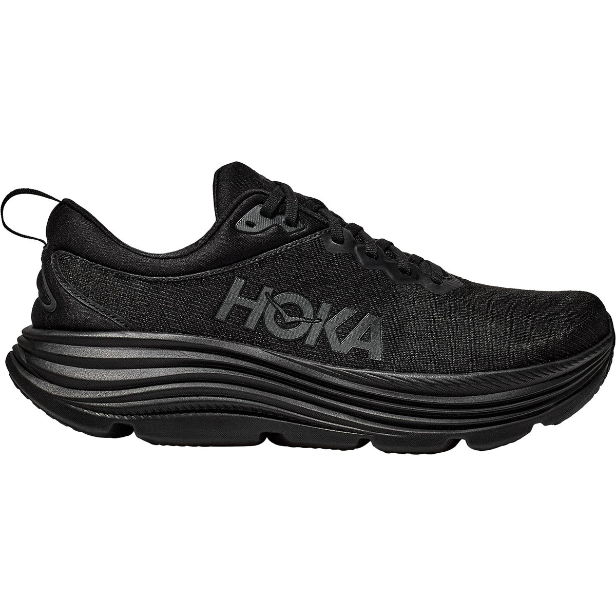 HOKA Gaviota 5 Men's Everyday Running Shoes Black/Black Mesh