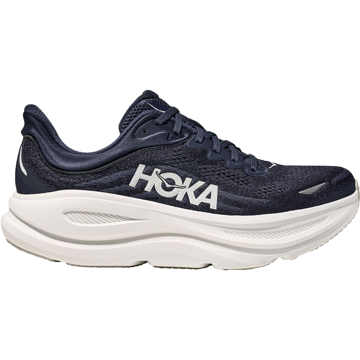 HOKA Bondi 9 Men Varsity Mesh Men's Athletic Shoes Varsity Navy / White