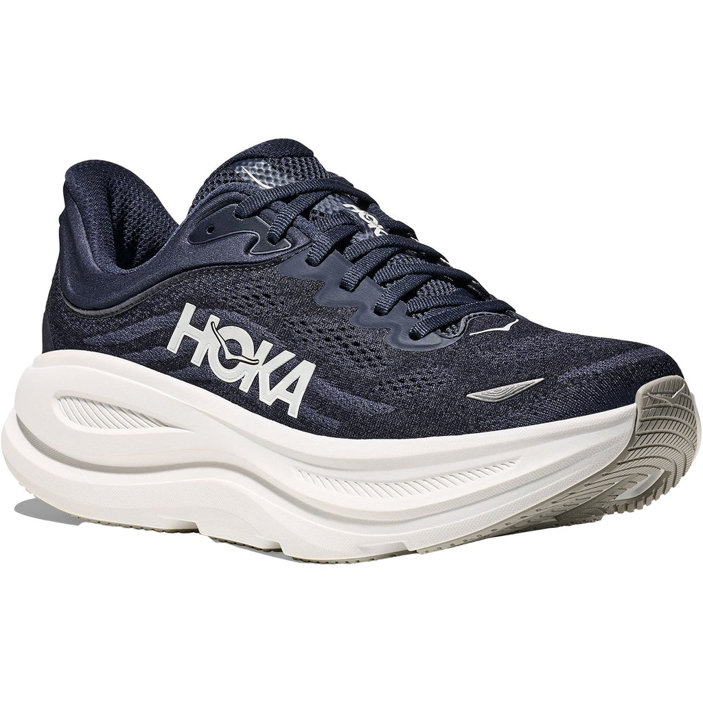 HOKA Bondi 9 Men Varsity Mesh Men's Athletic Shoes Varsity Navy / White