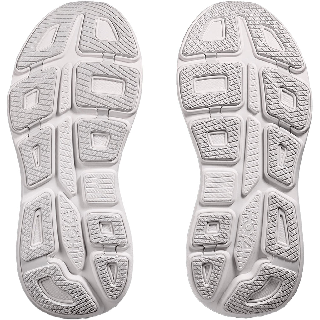 HOKA Bondi 9 Women's Athletic Shoes Cosmic Grey/White Mesh