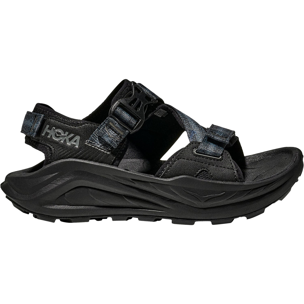 HOKA Infini Hike TC Men's Hiking Shoes Black/Black Synthetic