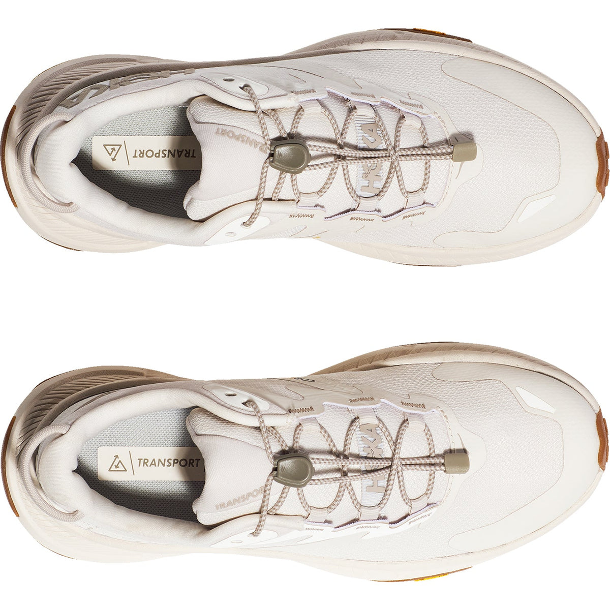 HOKA Transport Women's Shoes Eggnog/Eggnog Mesh