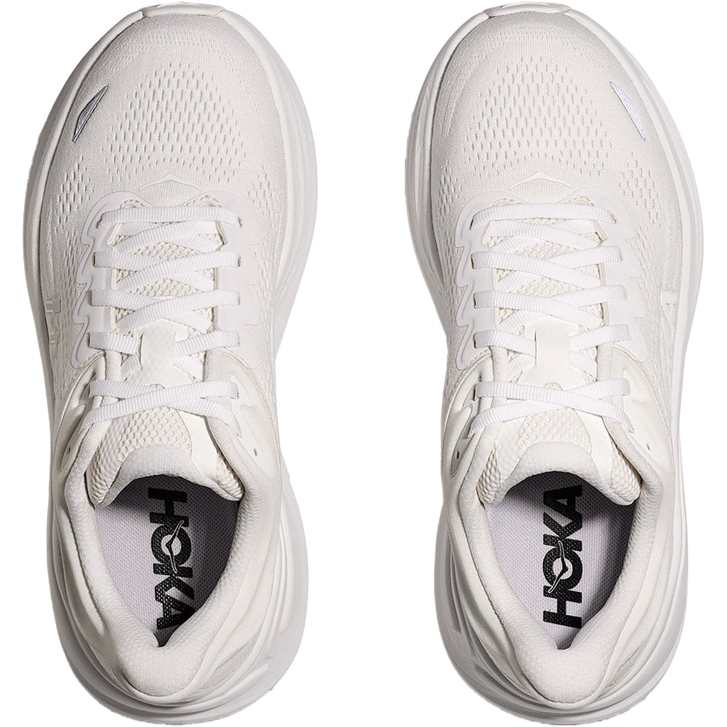 HOKA Bondi 9 White Women's Athletic Shoes White /White