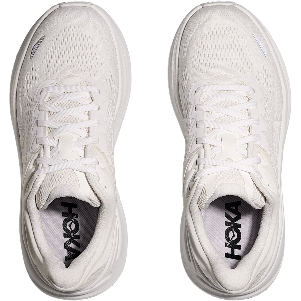 HOKA Bondi 9 White Women's Athletic Shoes White /White