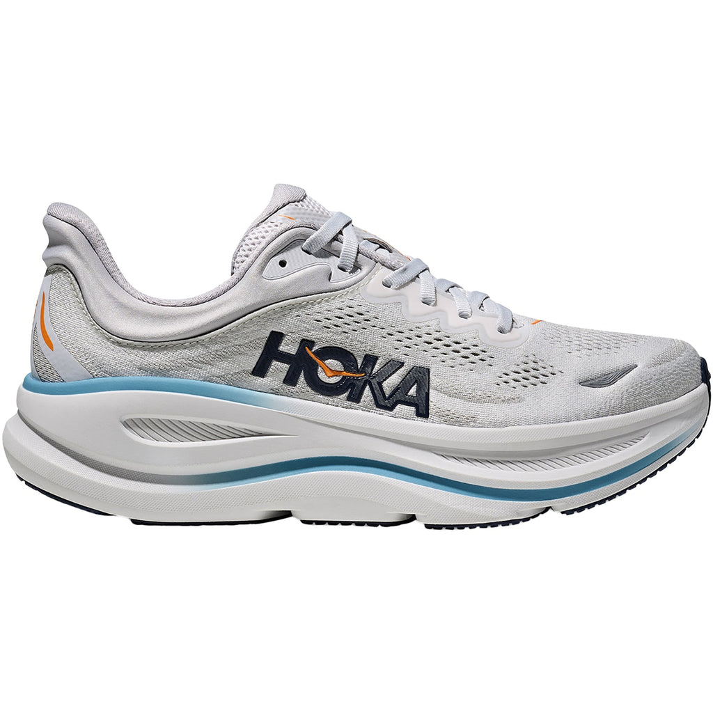 HOKA Bondi 9 Men's Athletic Shoes Stardust/Cosmic Grey
