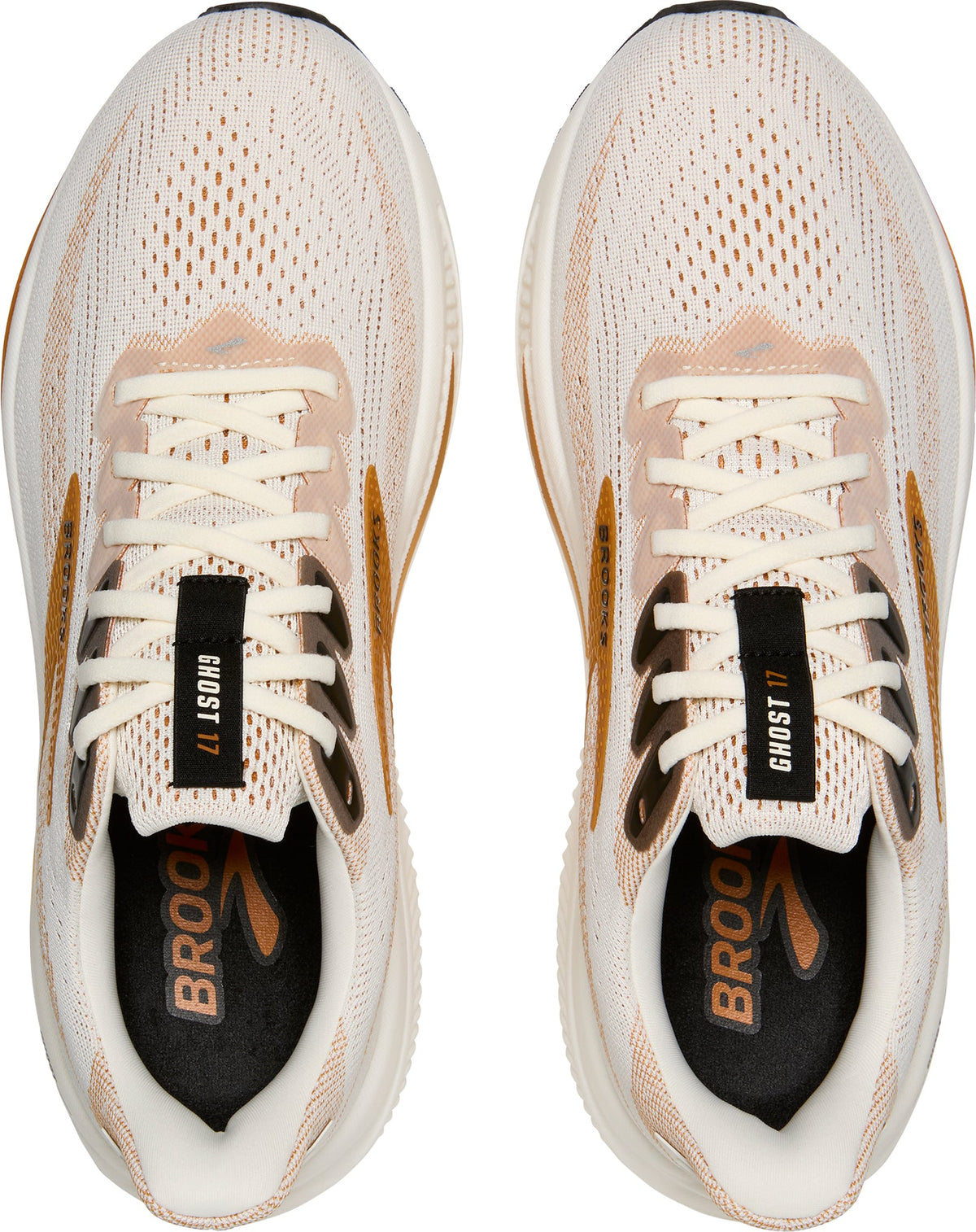 Brooks Ghost 17 Mens Running Shoes - Cream