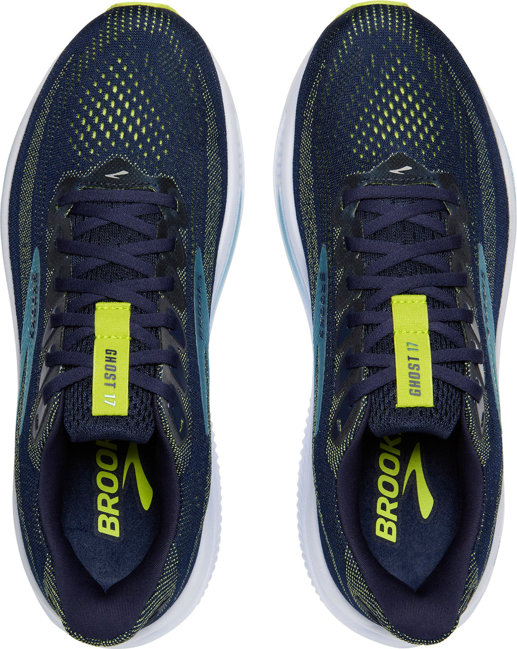 Brooks Ghost 17 WIDE FIT (2E) Mens Running Shoes - Blue