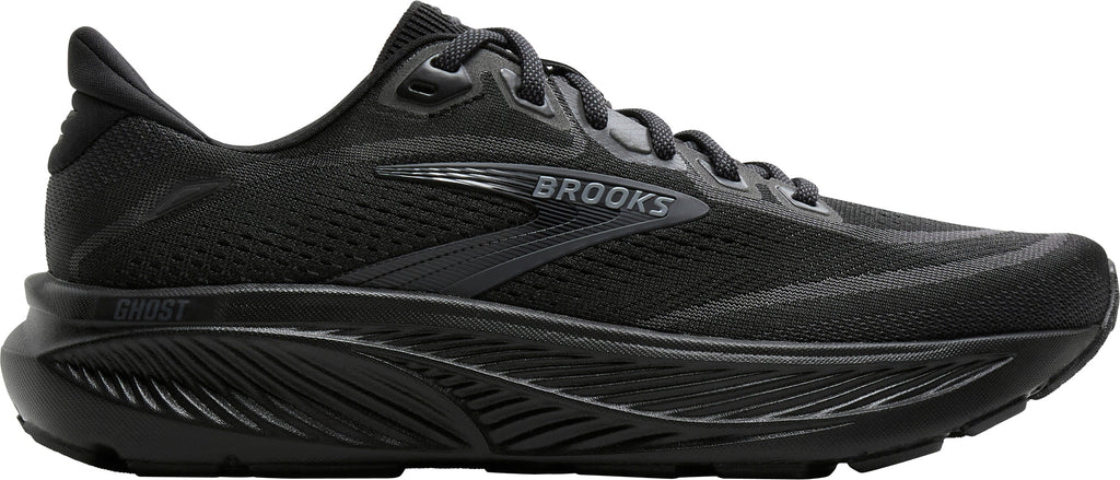 Brooks Ghost 18 WIDE FIT (2E) Mens Running Shoes - Black