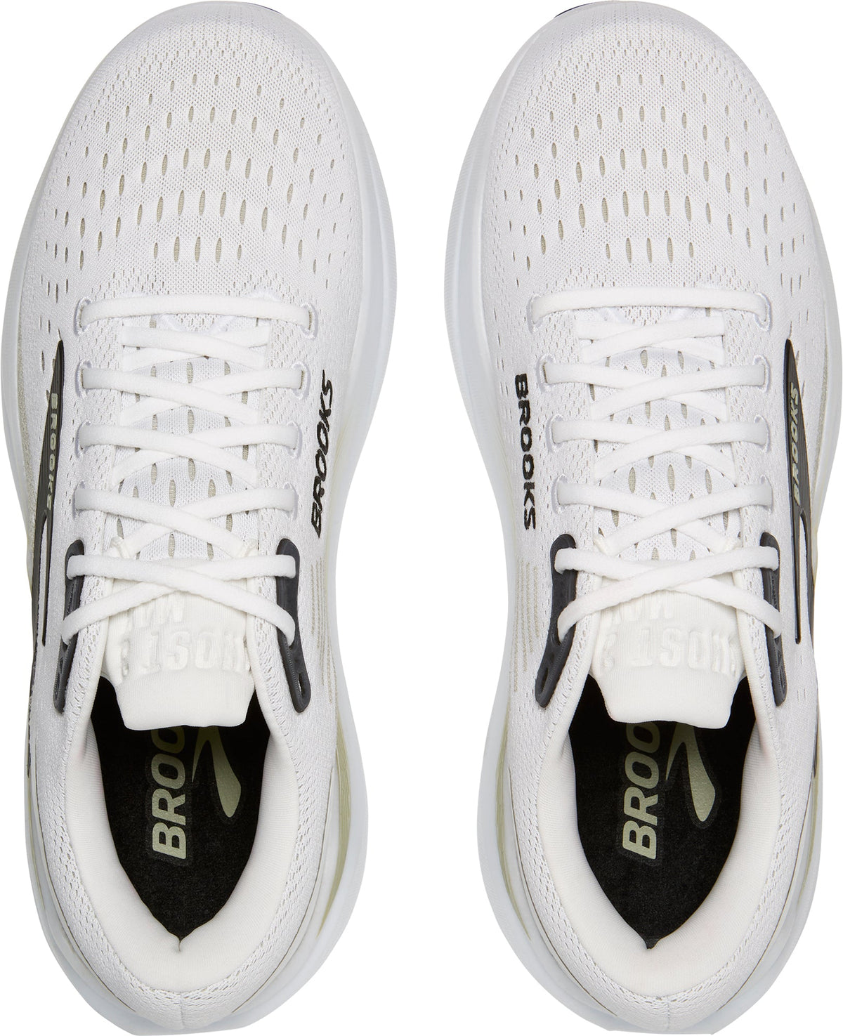 Brooks Ghost Max 3 WIDE FIT (2E) Mens Running Shoes - White