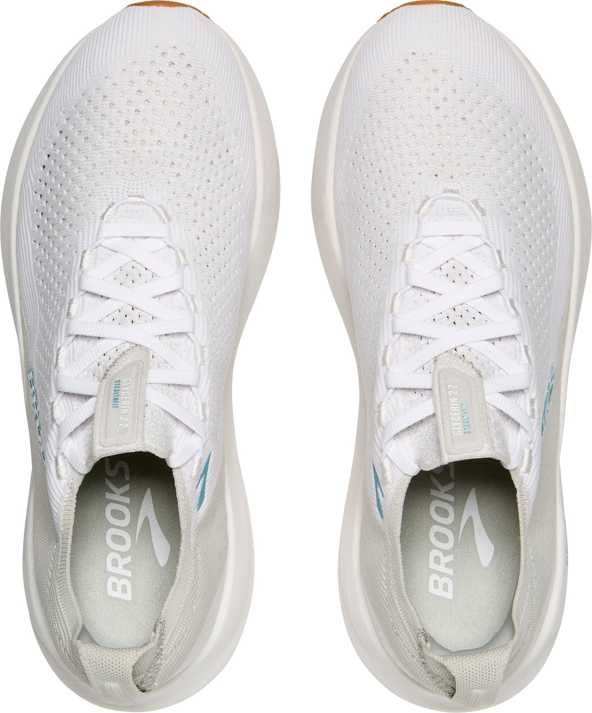 Brooks Glycerin StealthFit 22 Mens Running Shoes - White