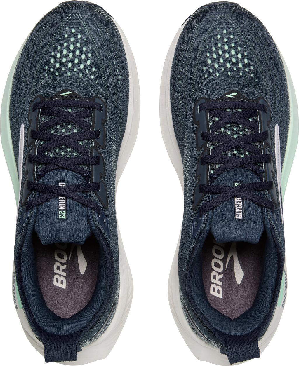 Brooks Glycerin 23 WIDE FIT Womens Running Shoes - Blue