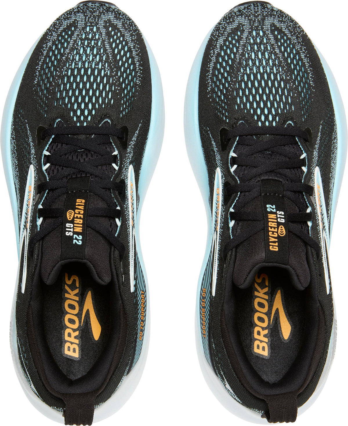 Brooks Glycerin GTS 22 Mens Running Shoes - Black