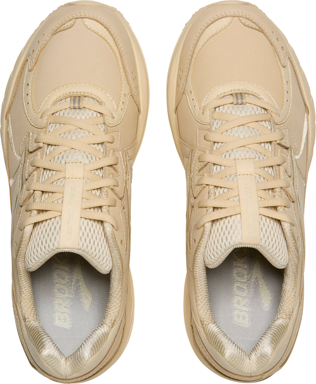 Brooks Zeal Walker Womens Walking Shoes - Cream