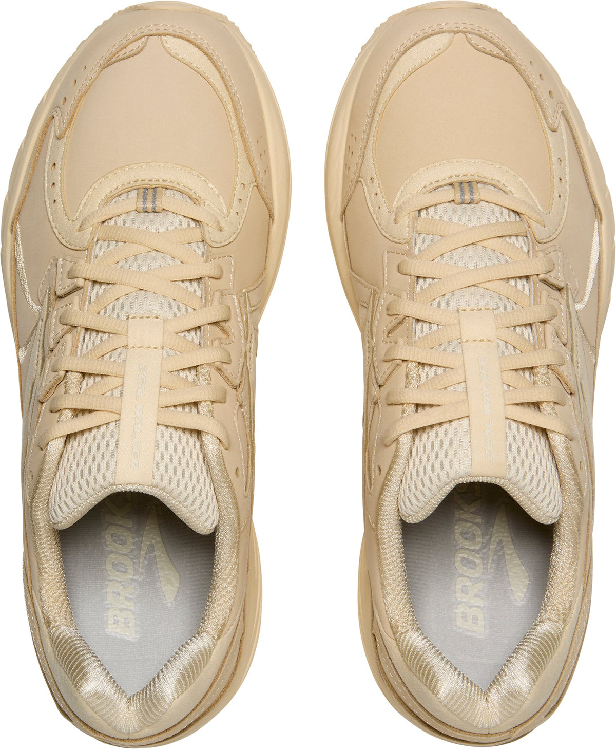 Brooks Zeal Walker Womens Walking Shoes - Cream