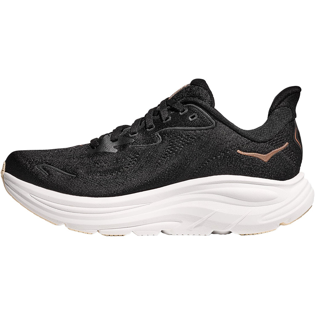 HOKA Clifton 10 Women's Athletic Shoes Black/Rose Gold