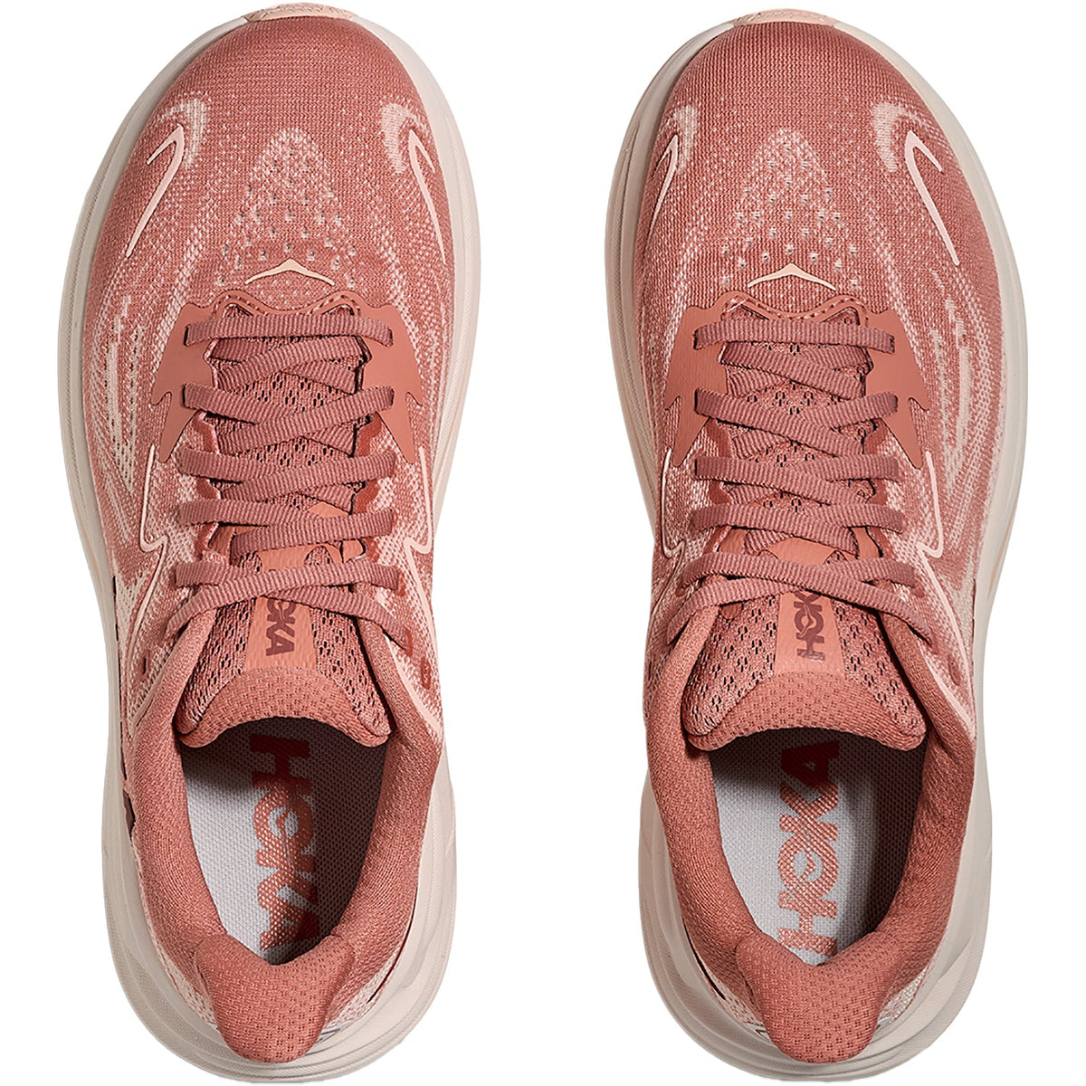 HOKA Clifton 10 Women's Athletic Shoes Blush/Rose Latte