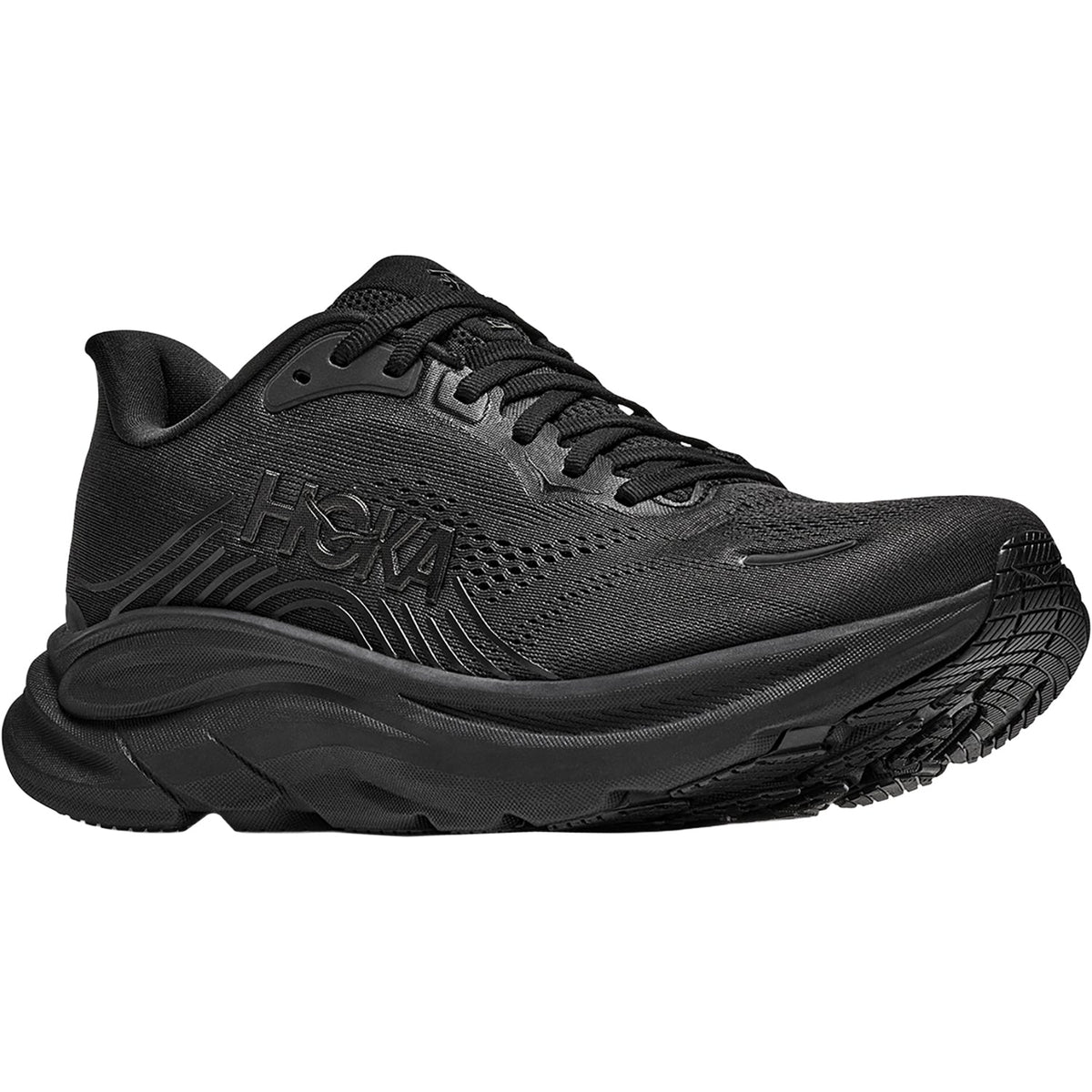 HOKA Clifton 11 Women's Athletic Shoes Black/Black