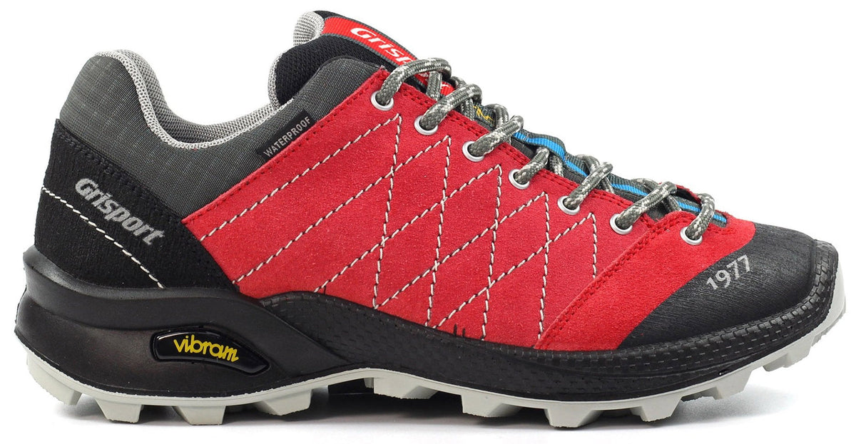 Grisport Treviso Waterproof Womens Walking Shoes - Red