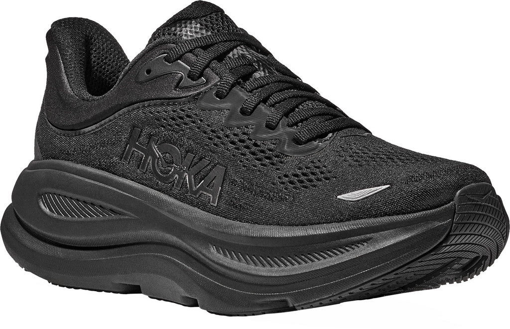 Hoka Bondi 9 Womens Running Shoes - Black