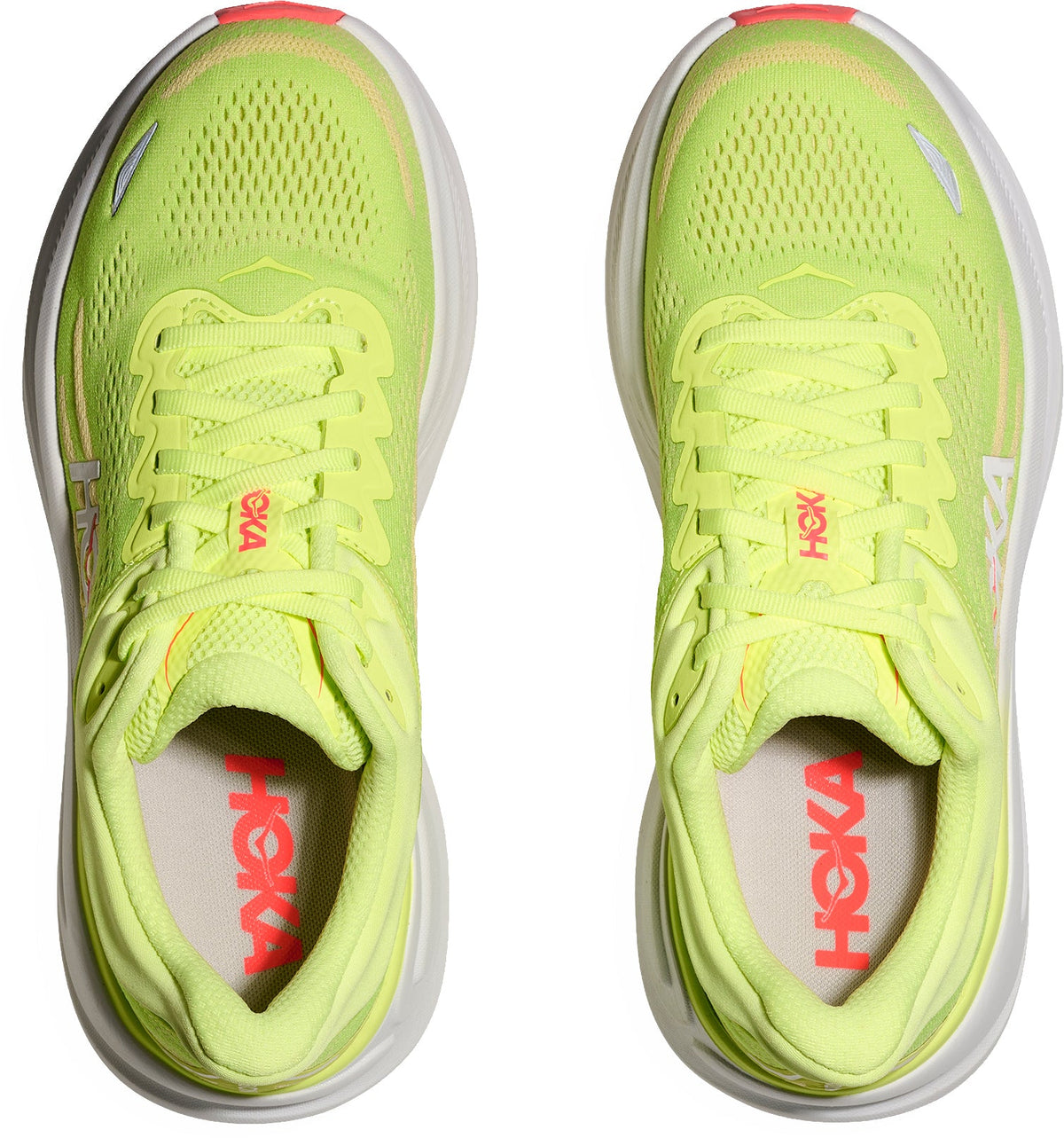Hoka Bondi 9 Womens Running Shoes - Yellow