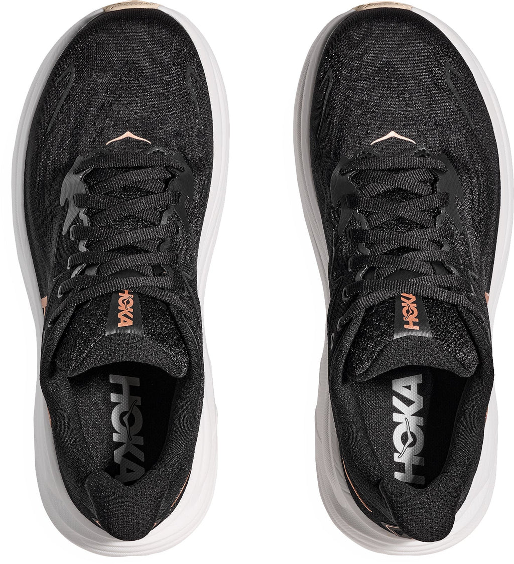Hoka Clifton 10 Womens Running Shoes - Black