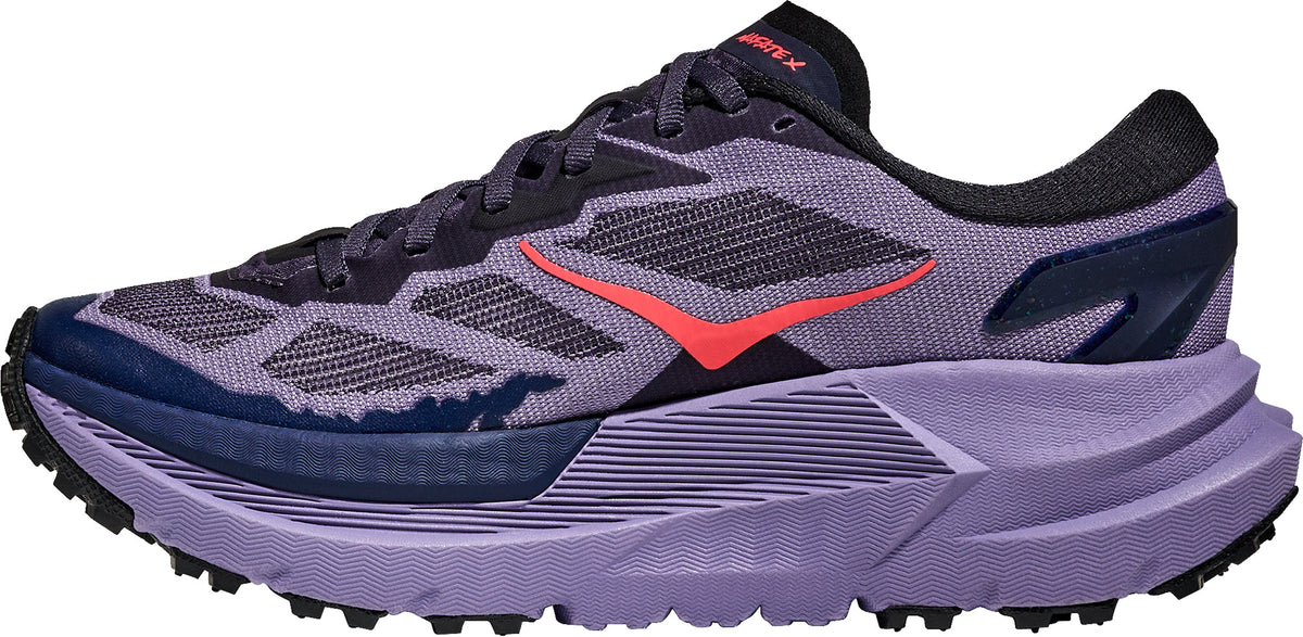 Hoka Mafate X Womens Trail Running Shoes - Purple