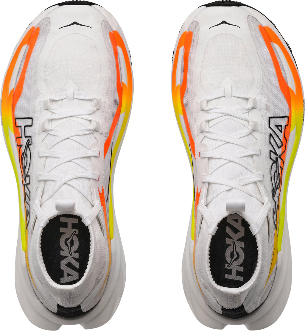 Hoka Tecton X 4 Womens Trail Running Shoes - White