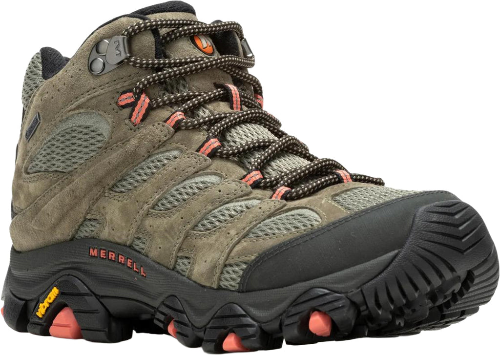 Merrell Moab 3 Mid GORE-TEX Womens Walking Boots - Green