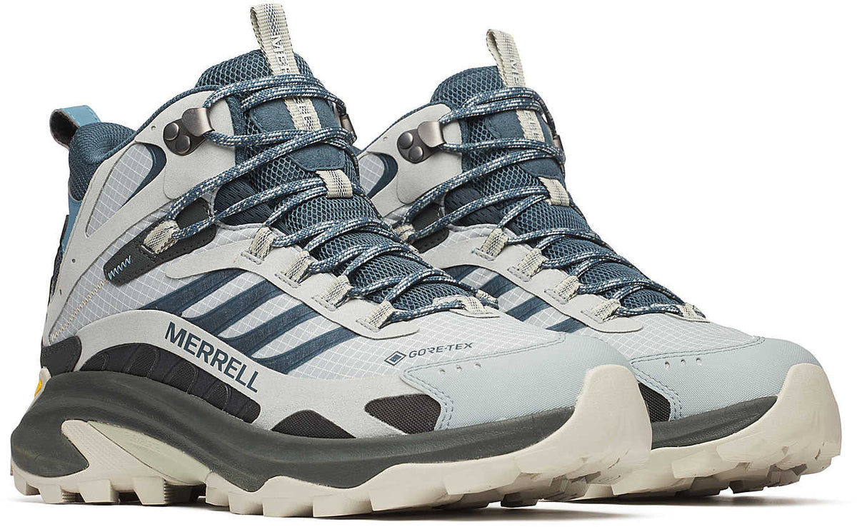 Merrell Moab Speed 2 Mid GORE-TEX Mens Walking Boots - Grey
