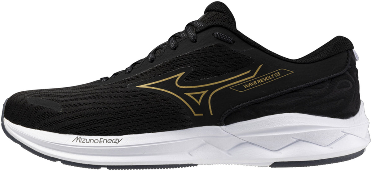 Mizuno Wave Revolt Mens Running Shoes - Black
