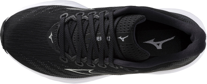 Mizuno Wave Rider 28 WIDE FIT (D) Womens Running Shoes - Black