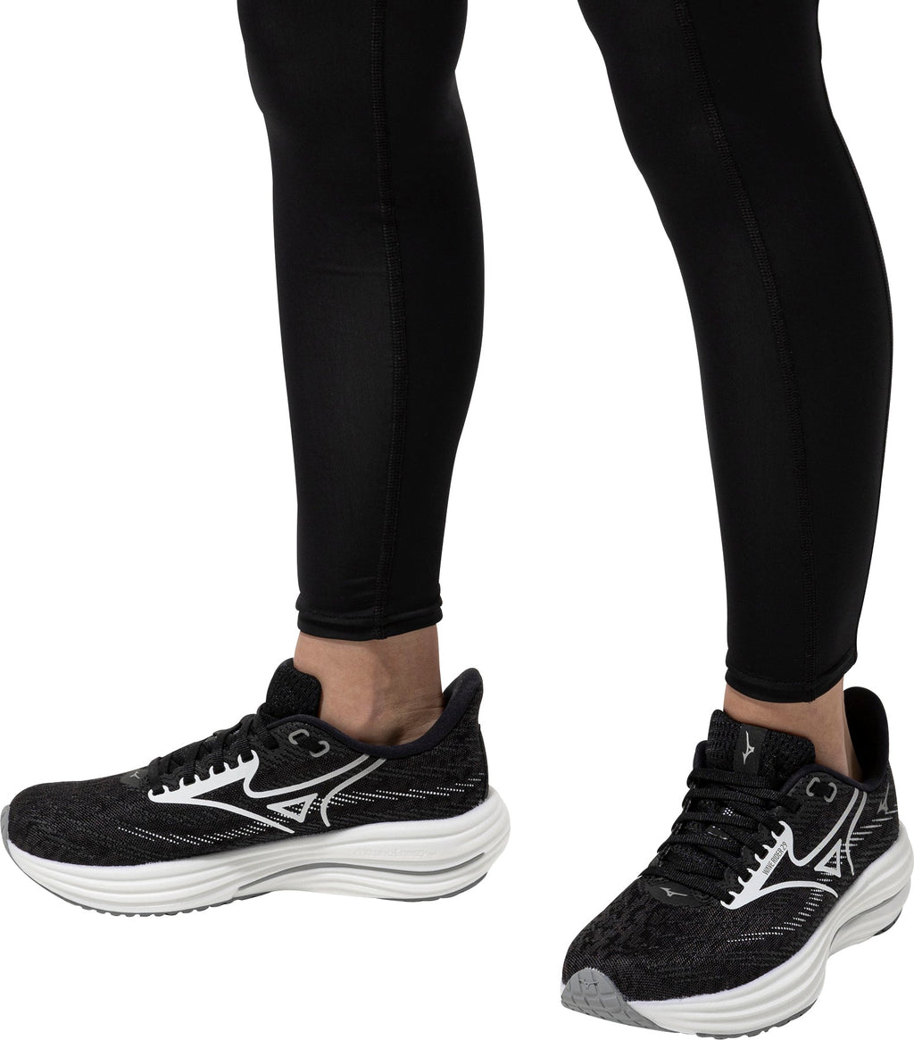 Mizuno Wave Rider 29 WIDE FIT (D) Womens Running Shoes - Black