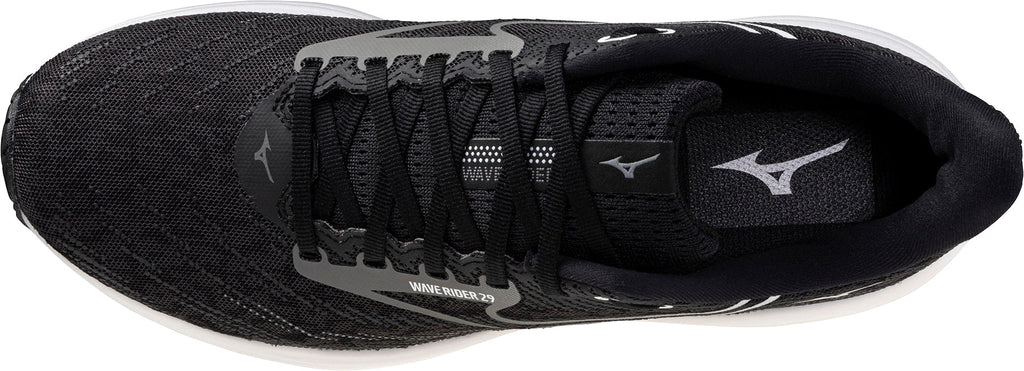 Mizuno Wave Rider 29 WIDE FIT (2E) Mens Running Shoes - Black