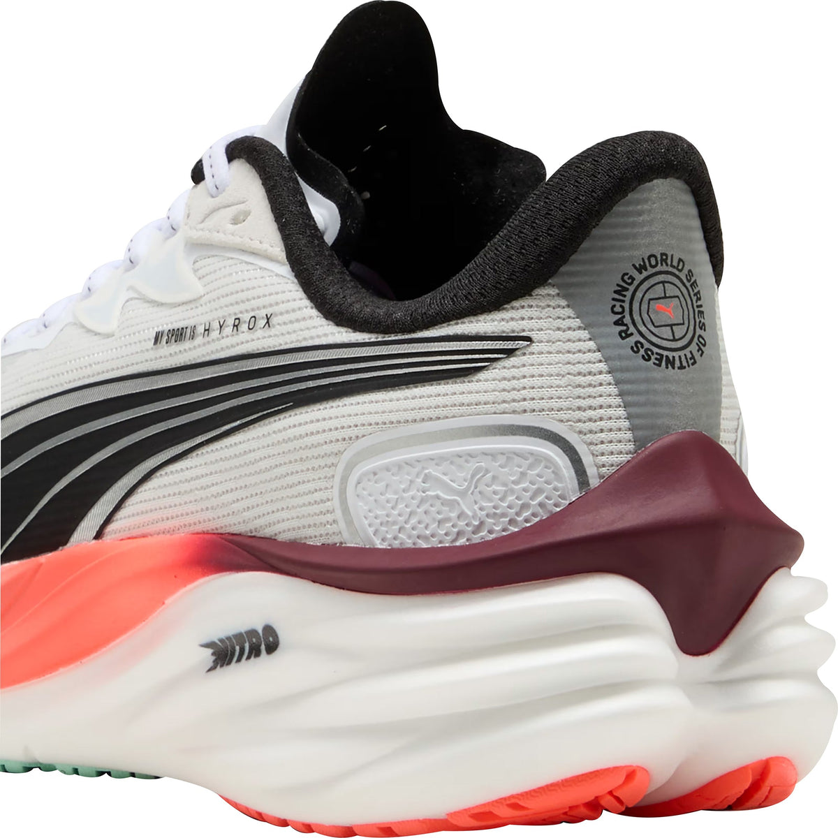 Puma Velocity Nitro 4 HYROX Mens Running Shoes - White