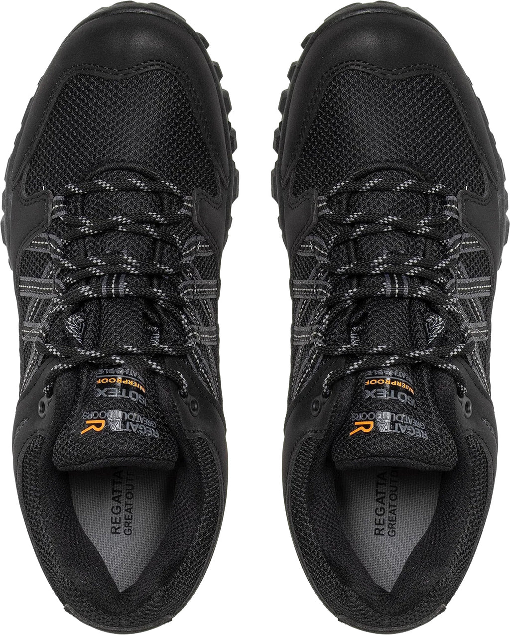Regatta Edgepoint III Waterproof Mens Walking Shoes - Black