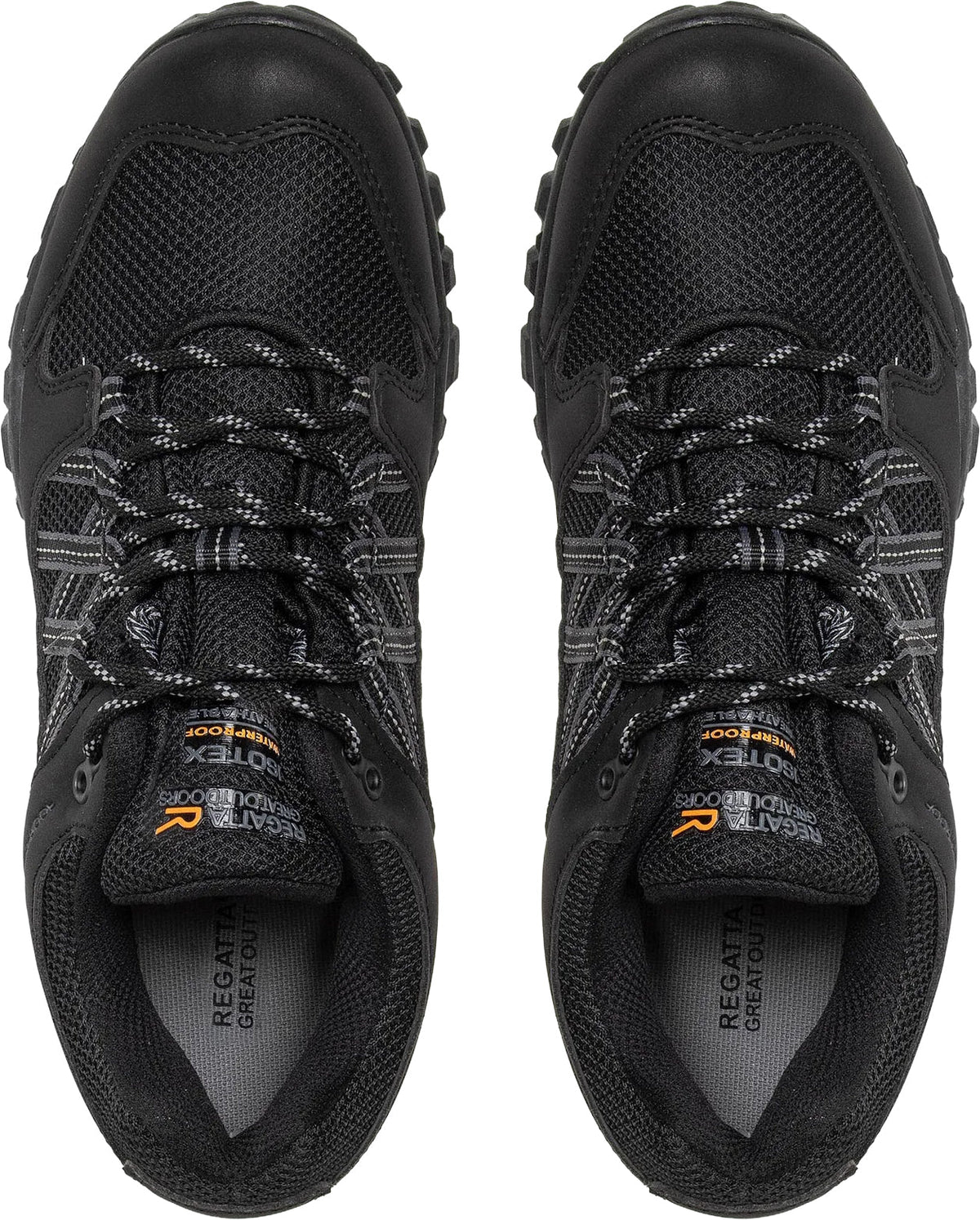 Regatta Edgepoint III Waterproof Mens Walking Shoes - Black