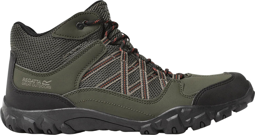 Regatta Edgepoint Waterproof Mens Walking Boots - Green