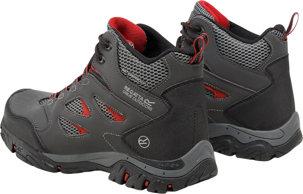 Regatta Holcombe Waterproof Mens Walking Boots - Grey