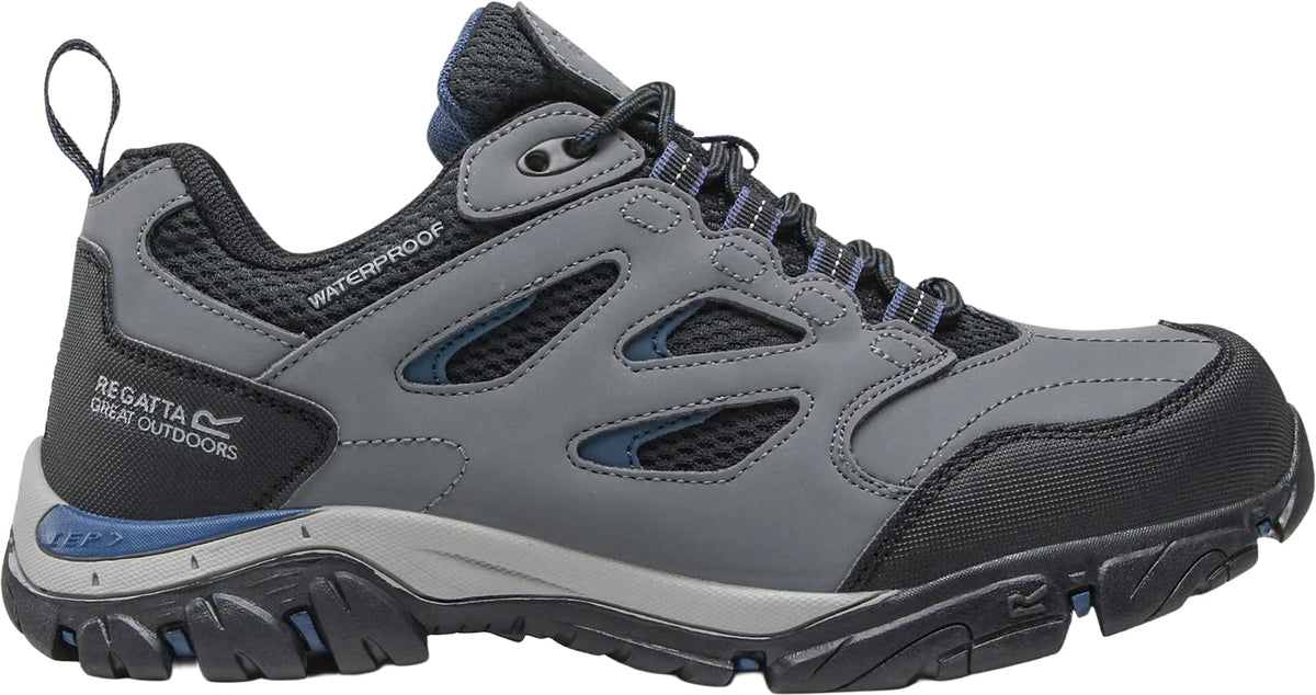 Regatta Holcombe Waterproof Mens Walking Shoes - Grey