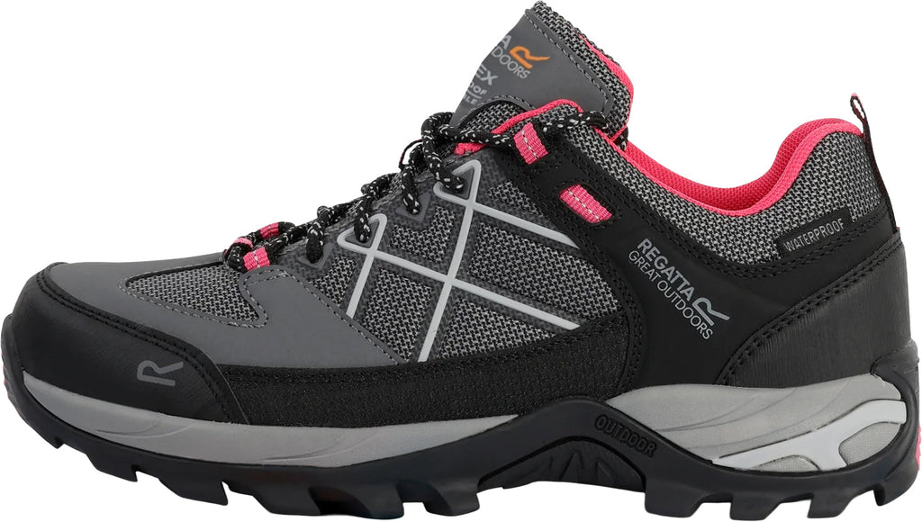 Regatta Samaris III Waterproof Womens Walking Shoes - Grey