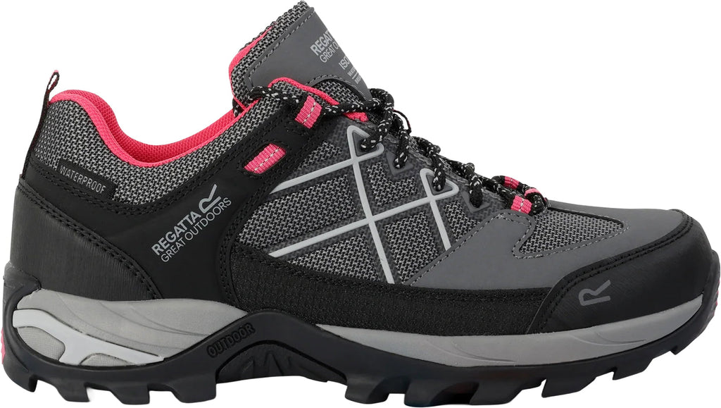 Regatta Samaris III Waterproof Womens Walking Shoes - Grey