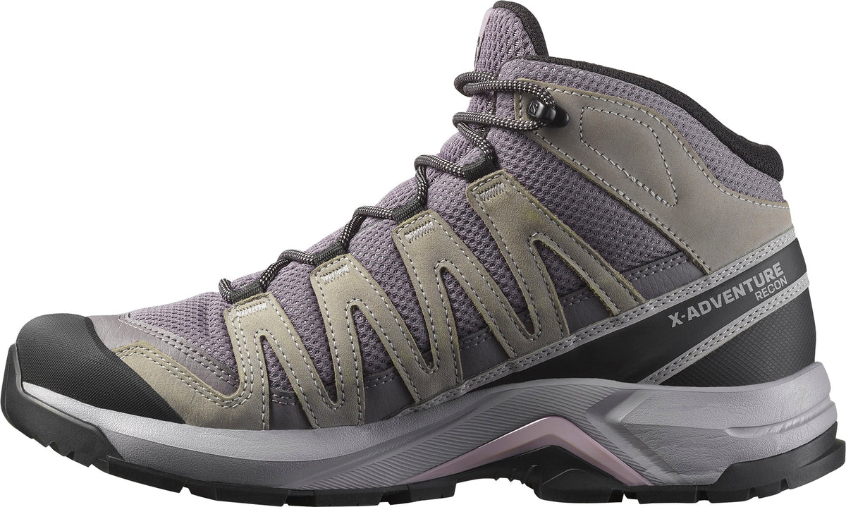 Salomon X-Adventure Recon Mid GORE-TEX Womens Walking Shoes - Grey