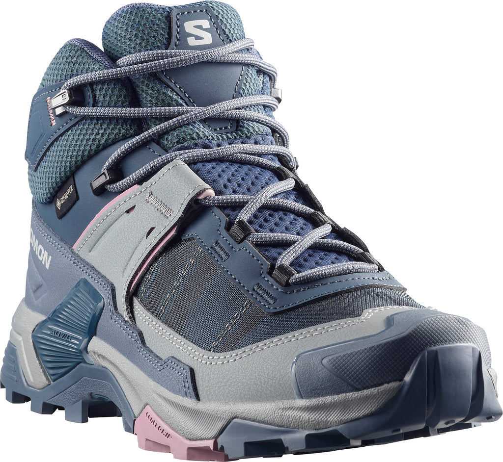 Salomon X Ultra 5 Mid GORE-TEX Womens Walking Boots - Blue